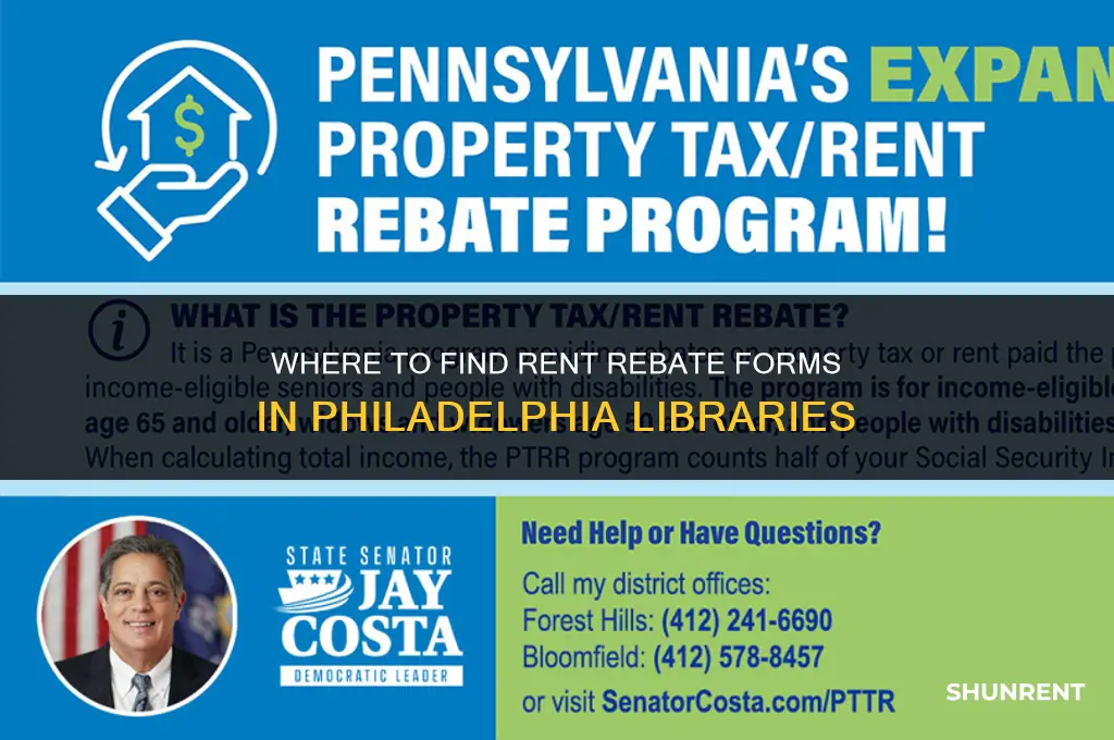 what philadelphia libraries have rent rebate forms