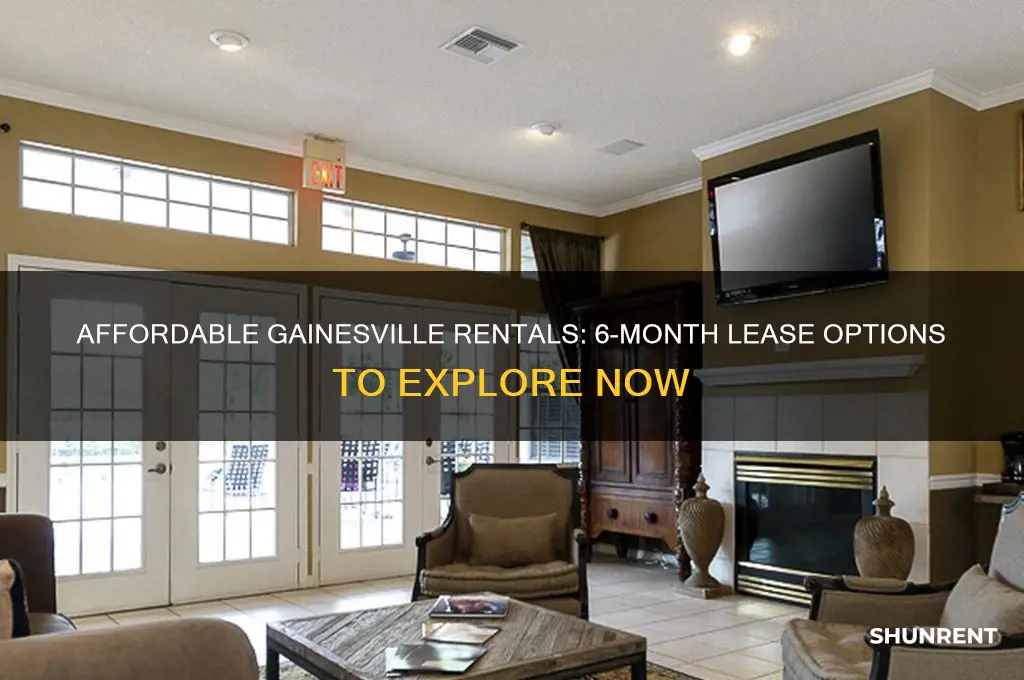 what places in gainesville do 6 month rents