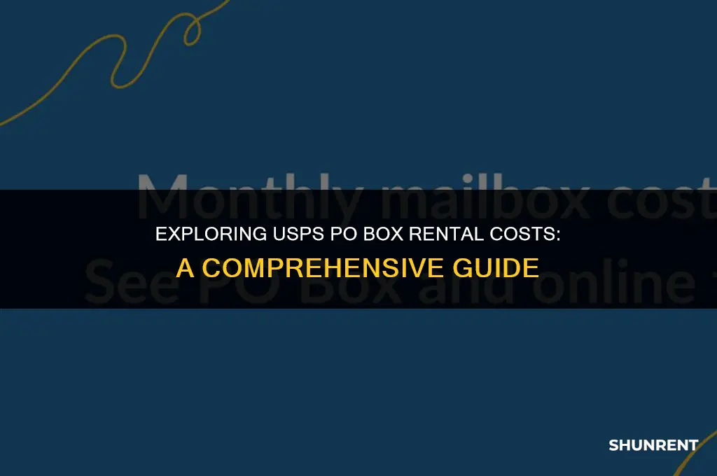 what prices for renting usps po box