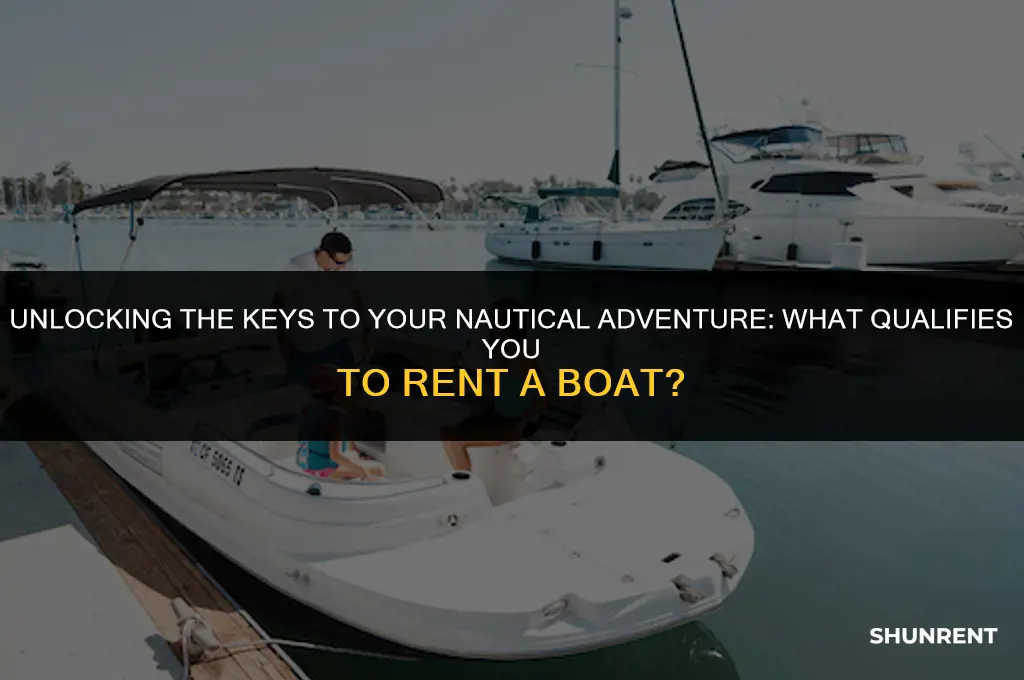 what qualifies you to rent a boat