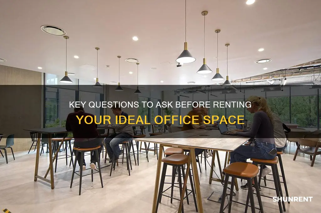 what questions should i ask when renting an office