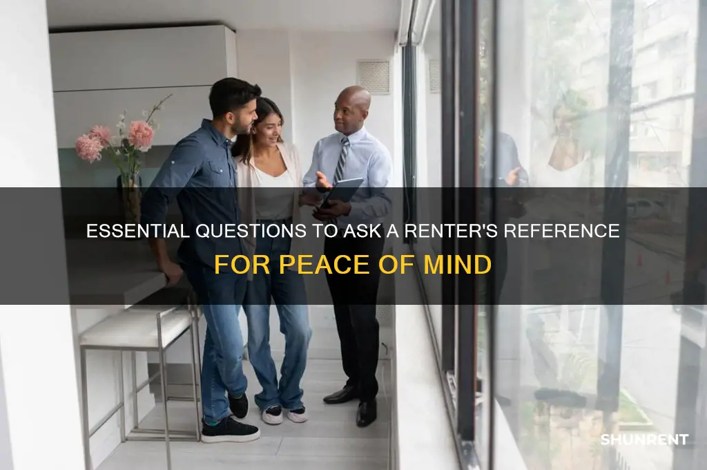 what questions to ask a reference for a renter