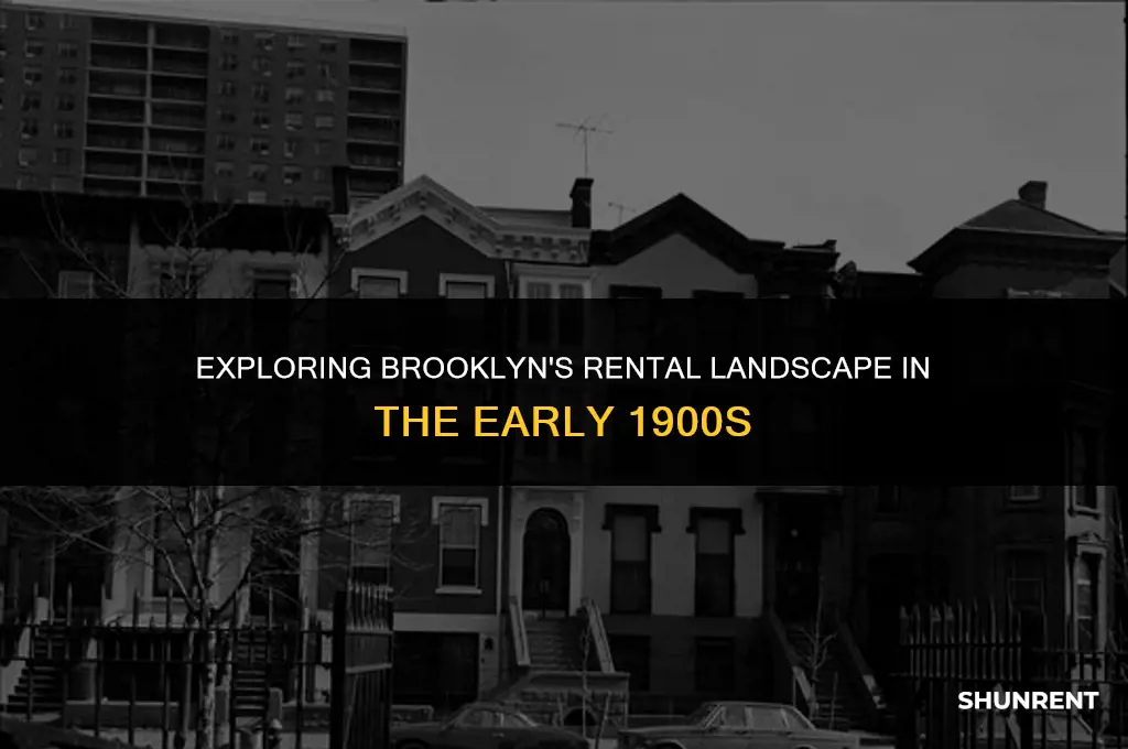what rent brooklyn in early 20th century