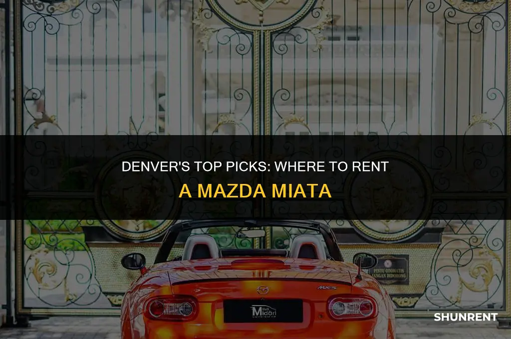 what rental companies rent miatas in denver