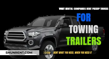 Top Rental Companies Offering Pickup Trucks for Trailer Towing