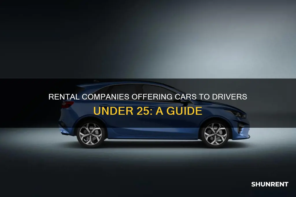 what rental companies rent to under 25 year ilds