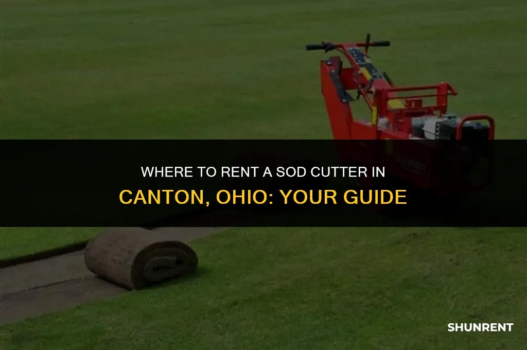 what rents sod cutter in canton ohio