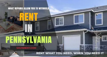 Pennsylvania Rent Withholding: Repairs That Justify Withholding Rent Legally