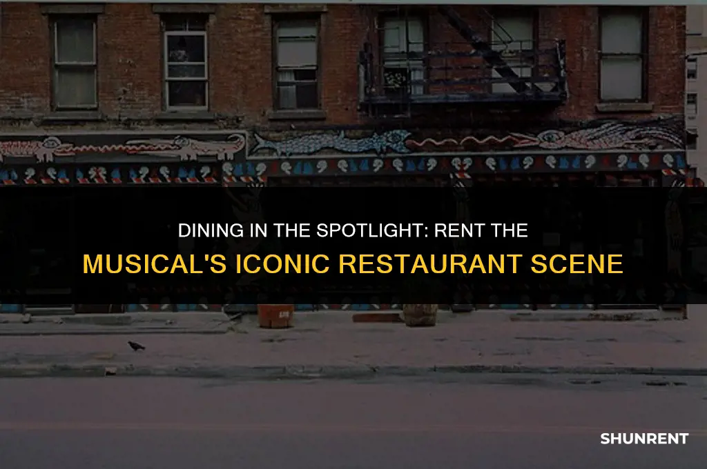 what restaurant is in rent the musical