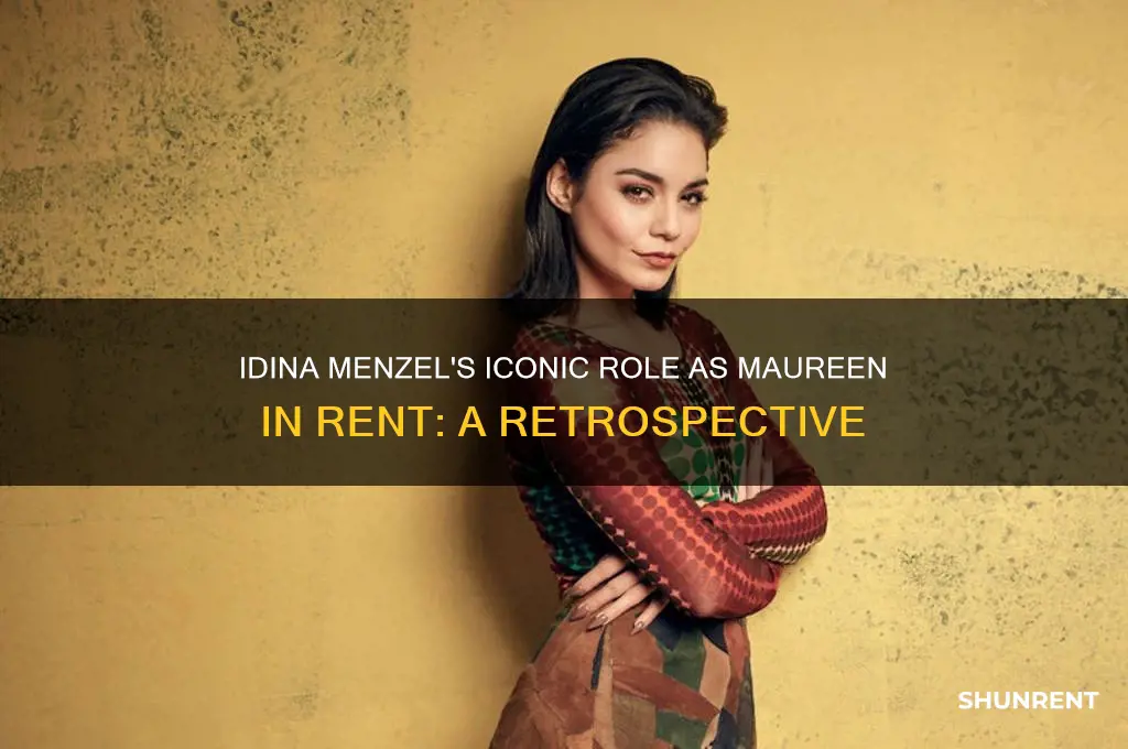 what role did idina menzel play in rent