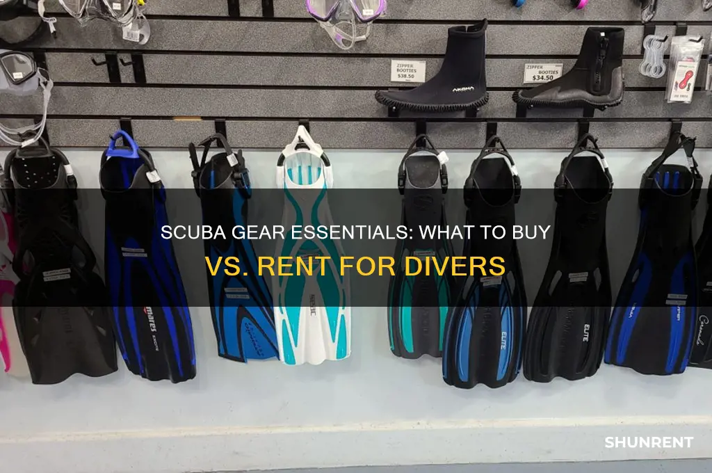what scuba gear to own and what to rent