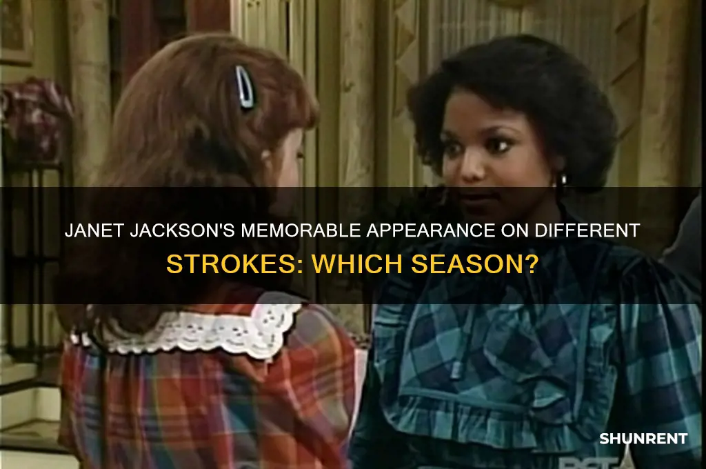 what season was janet jackson on different strokes