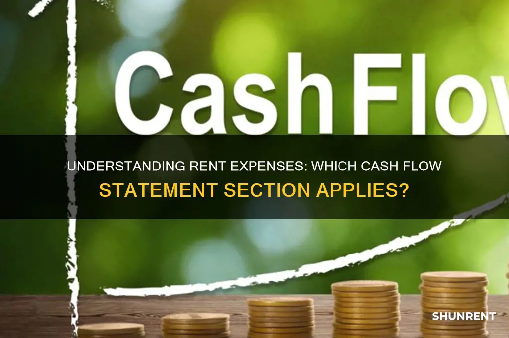what section of cash flow statement is rent
