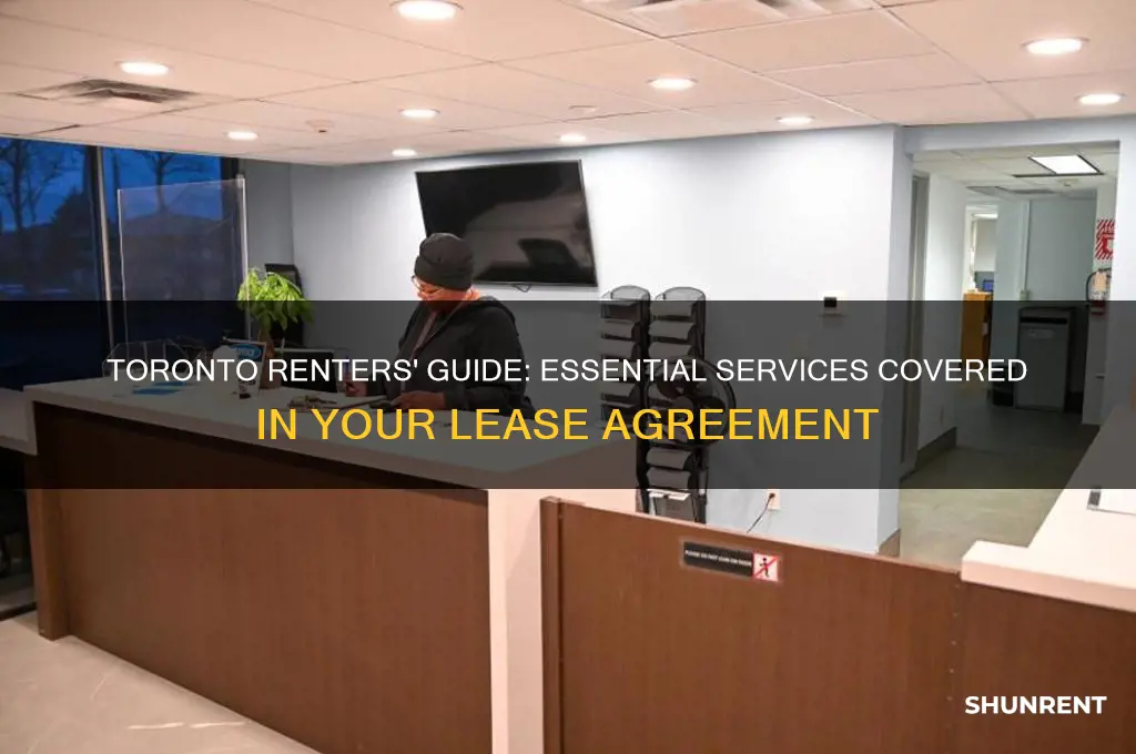 what services are covered by renter in toronto