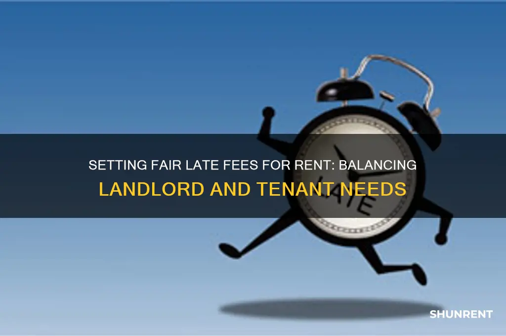 what should a late fee be for rent