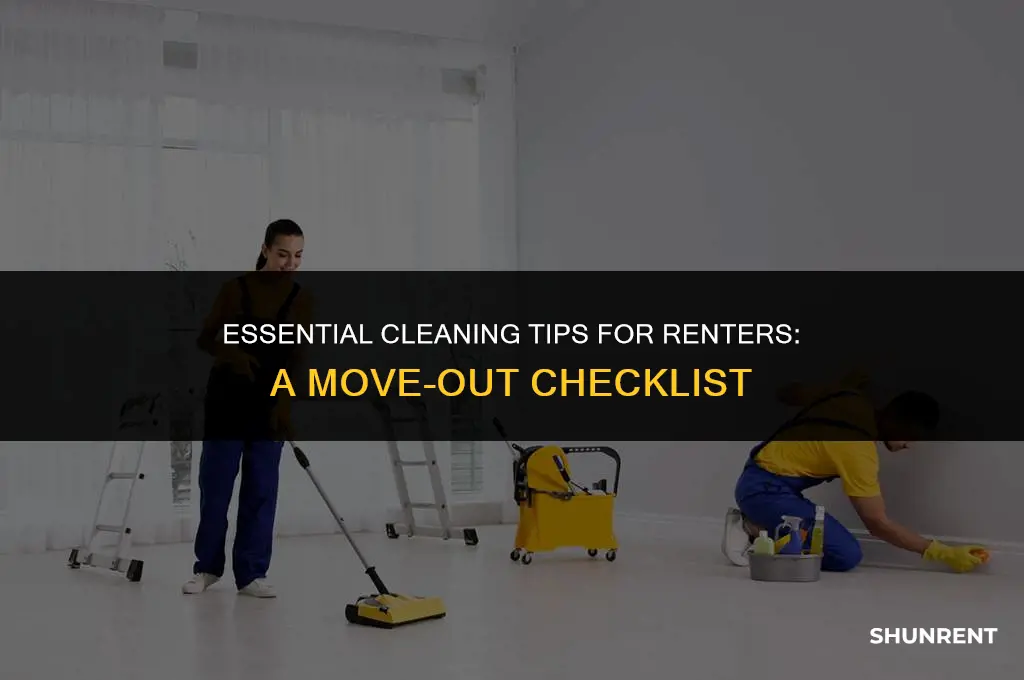 what should a renter clean upon leaving