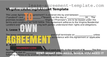Essential Components of a Comprehensive Rent-to-Own Agreement Guide