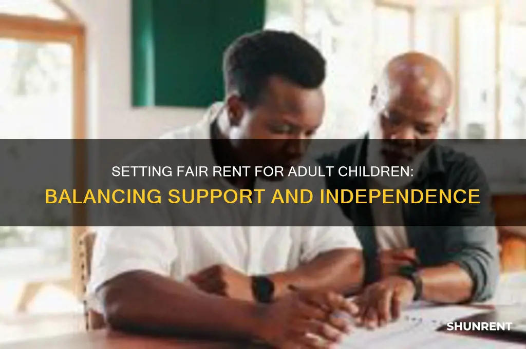 what should i charge my adult child for rent