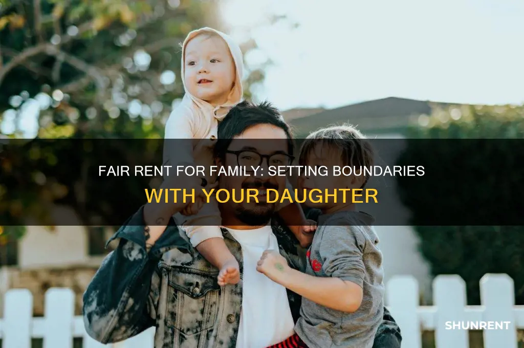 what should i charge my daughter for rent