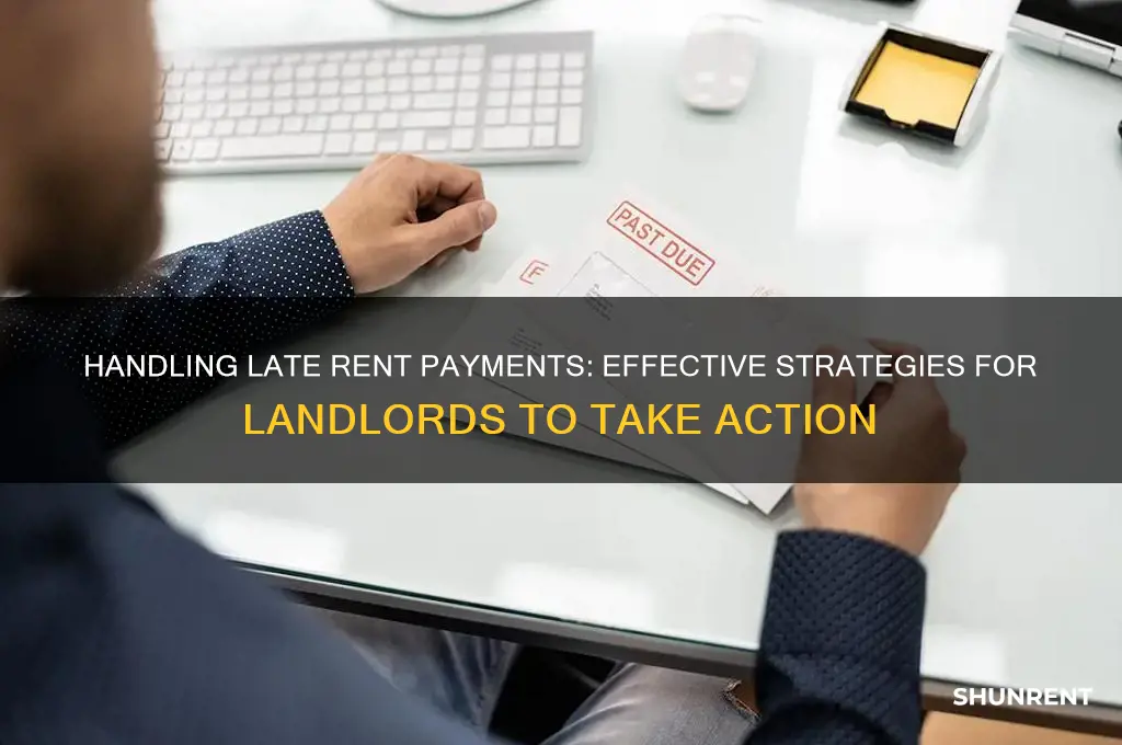 what should i do when renters are late on rent