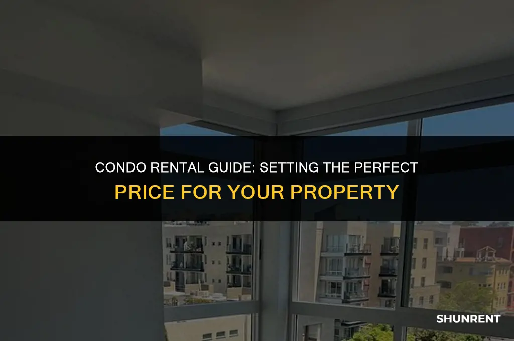 what should i rent my condo for