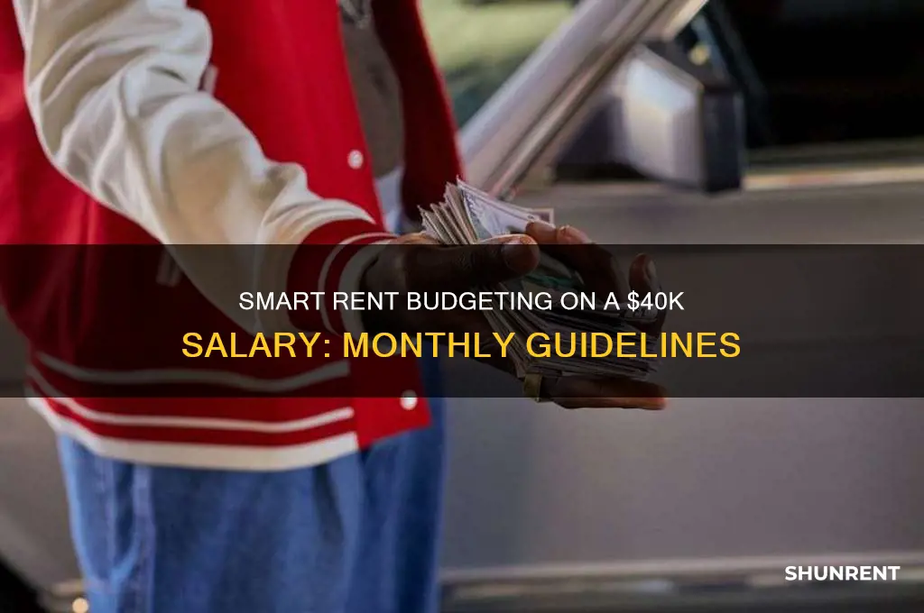 what should my monthly rent be 40k salary