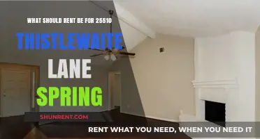 Fair Rent for 25510 Thistlewaite Lane, Spring: A Comprehensive Guide