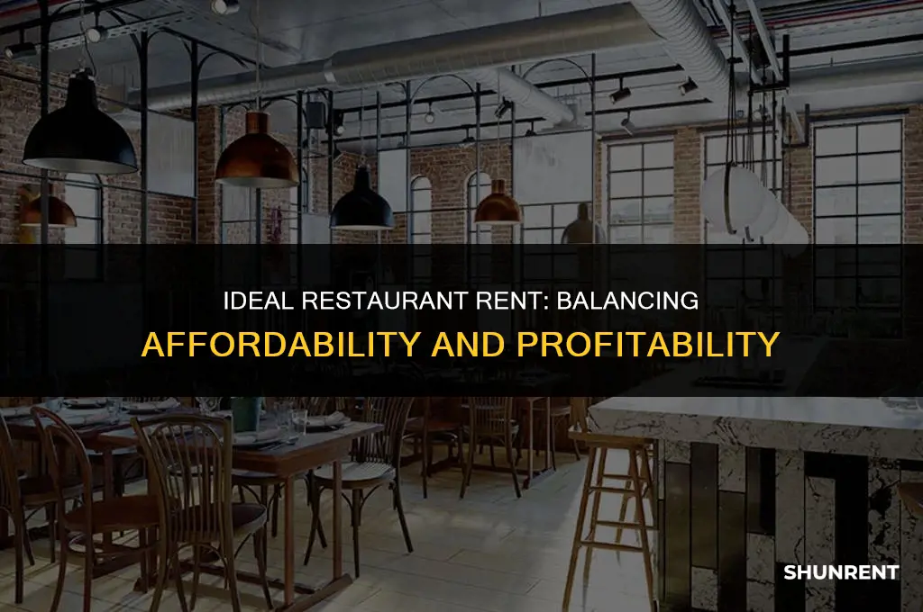 what should rent be for a restaurant