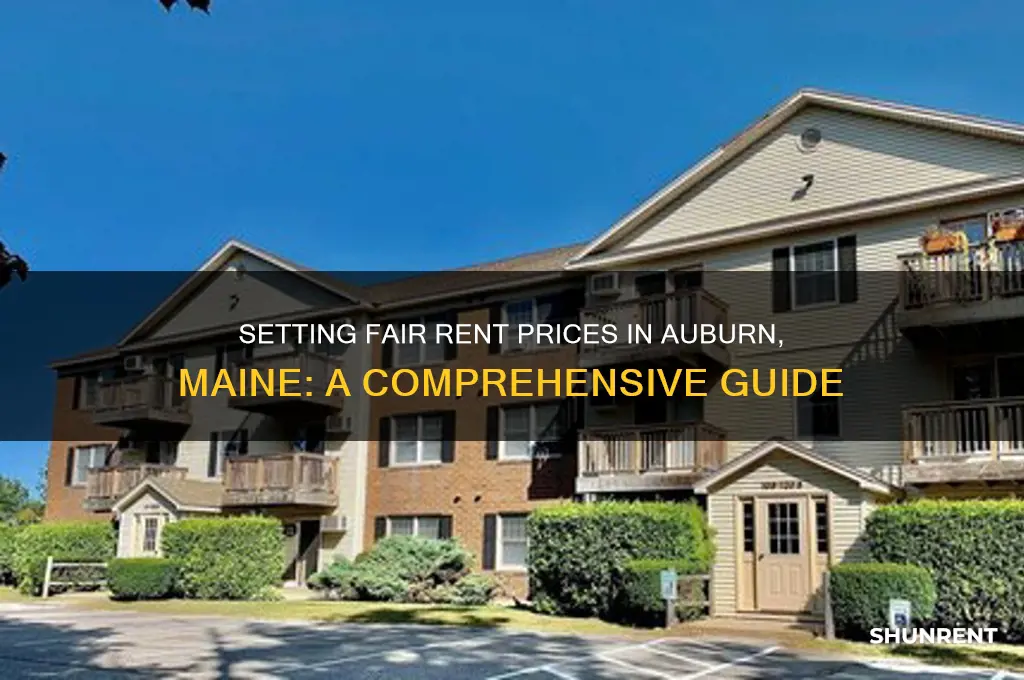 what should u charge for rent in auburn maine