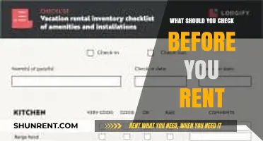 Essential Considerations: What to Check Before Renting Your Dream Home