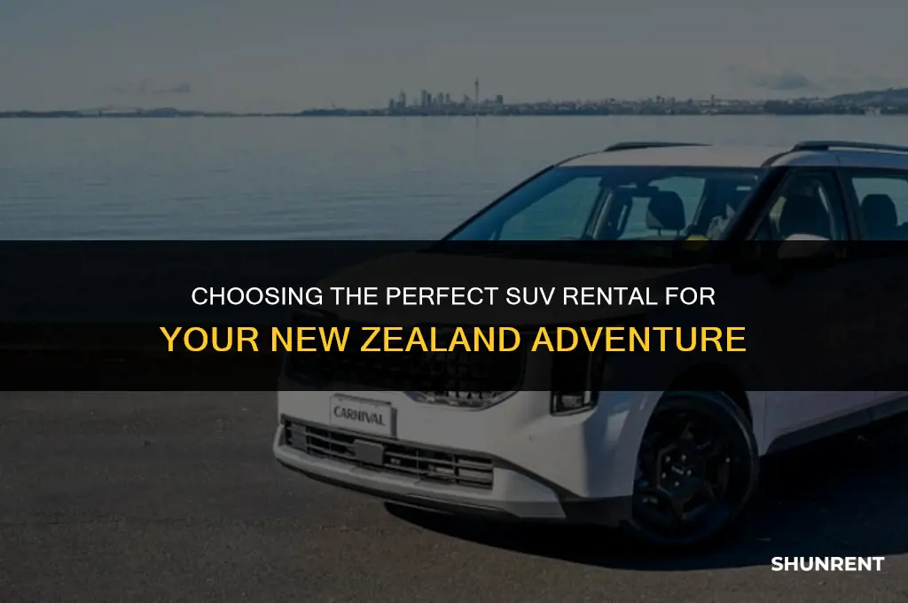 what size suv to rent new zealand