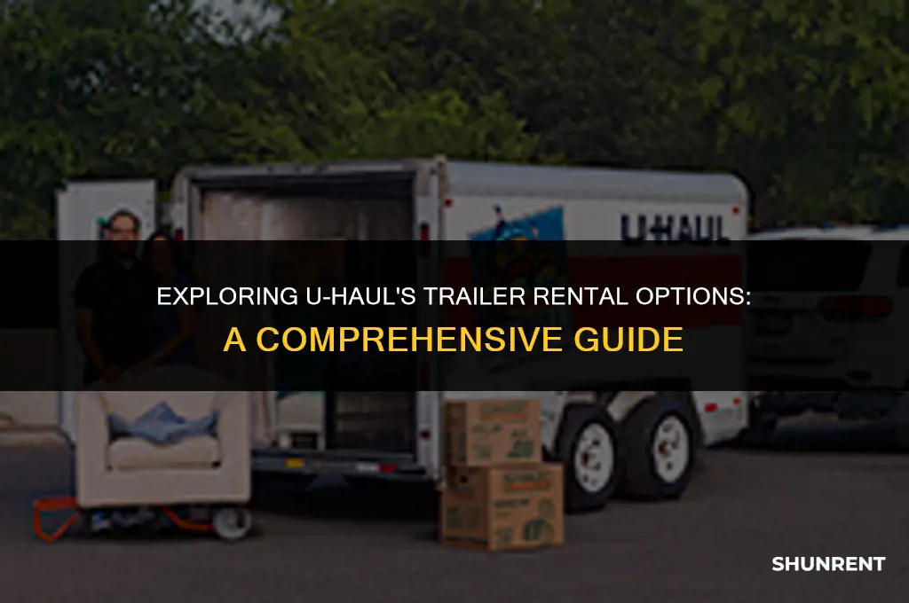 what size trailers does u-haul rent