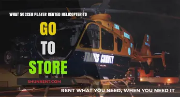 Soccer Star's Helicopter Trip to the Store: A Luxurious Errand