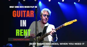 Roger's Guitar Solo in Rent: Unveiling the Iconic Song