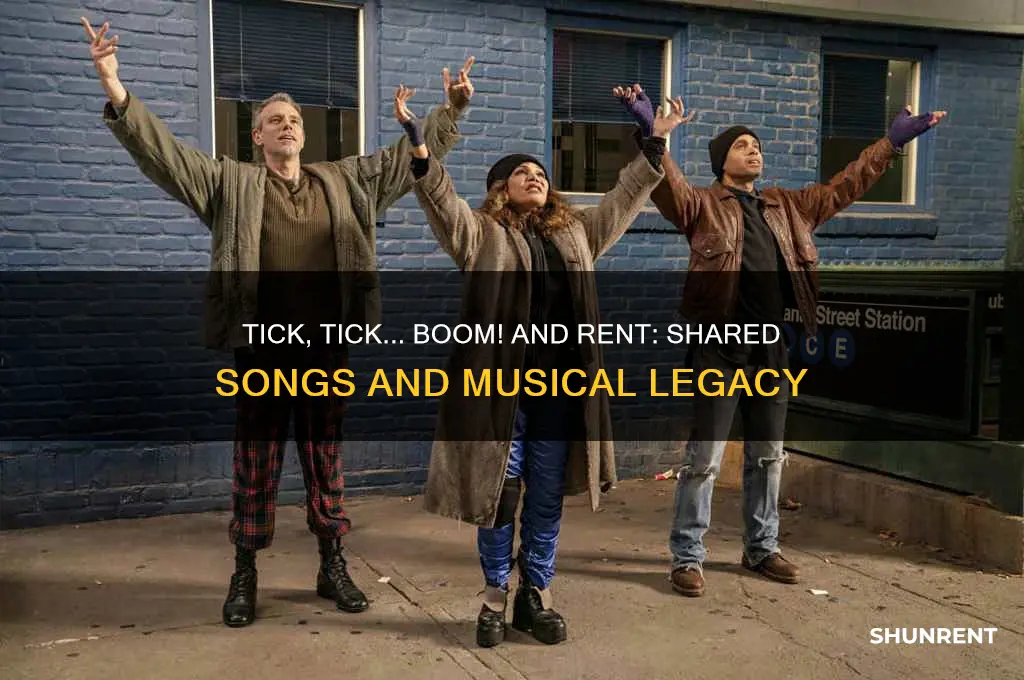 what songs in tick tick boom are from rent