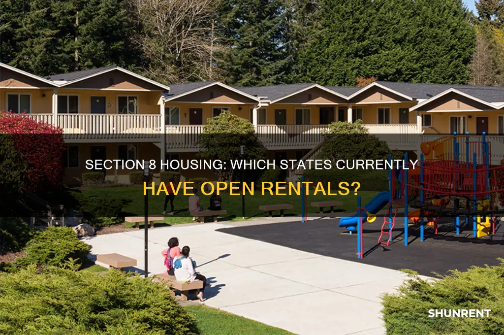 what state has section 8 open to rent in