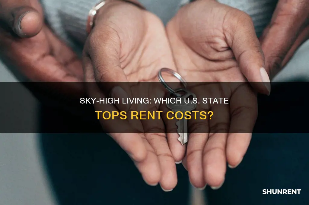 what state has the highest rent in the us