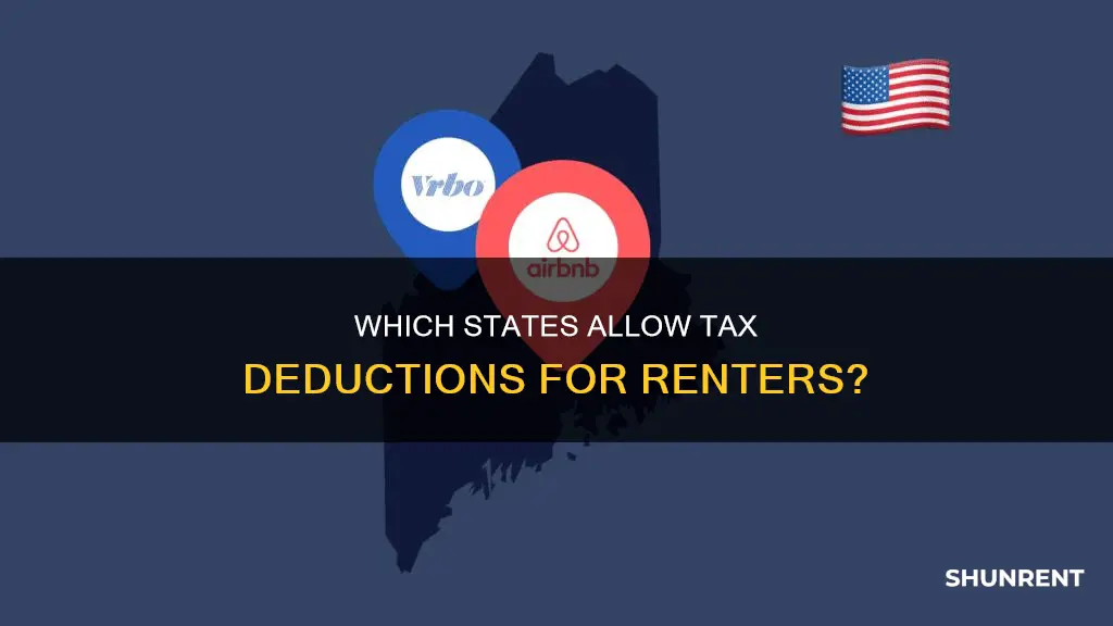 what states allow a deduction for rent paid by tenants