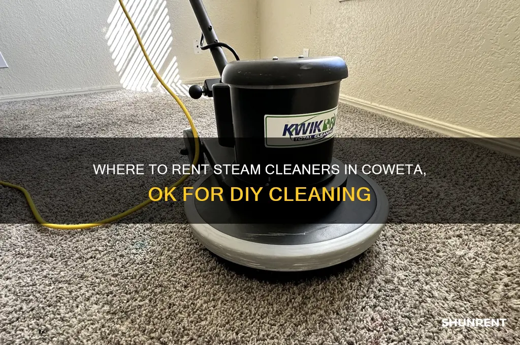 what store rents steamcleaners for self use in coweta ok