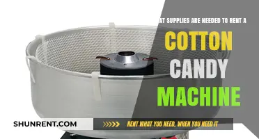 Essential Supplies for Renting a Cotton Candy Machine: A Complete Guide