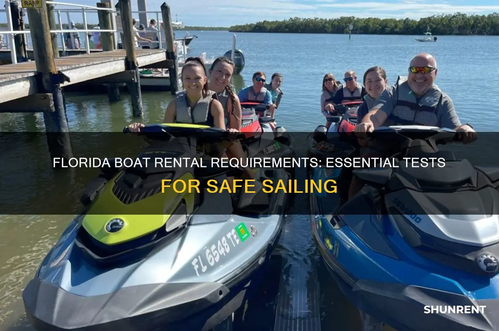 what test do you need to rent boats in florida