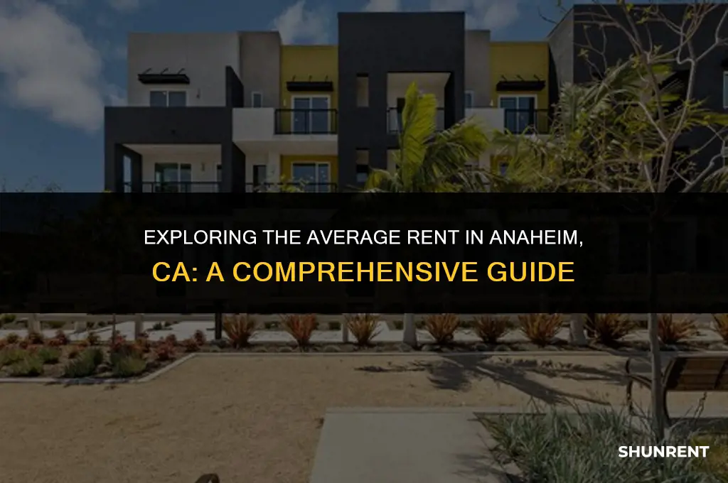 what the average rent in anaheim ca
