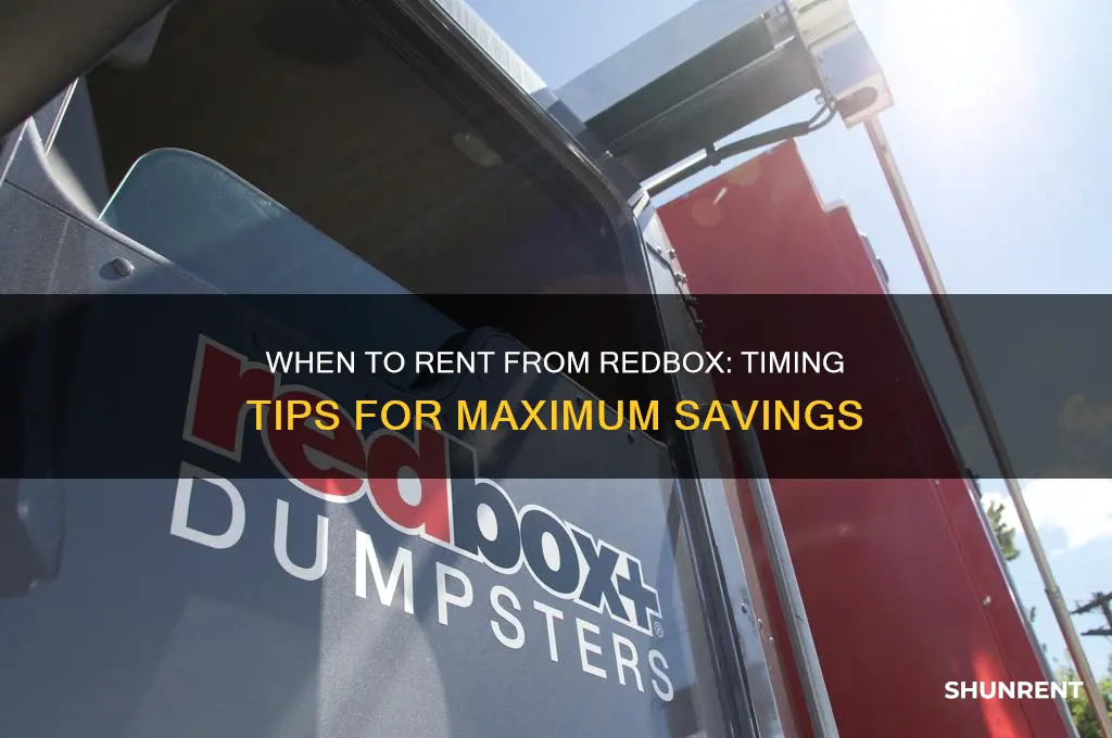 what the best time to rent from redbox