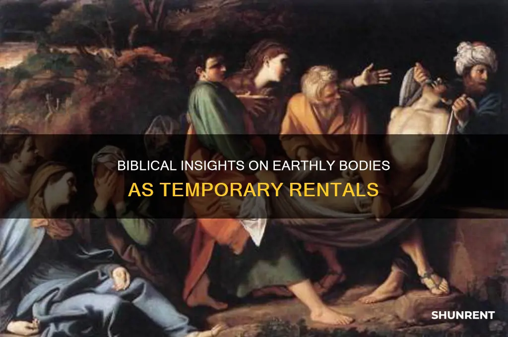 what the bible says about rented bodies on earth
