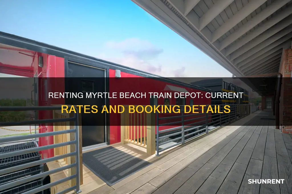 what the rate to rent the train depot myrtle beach