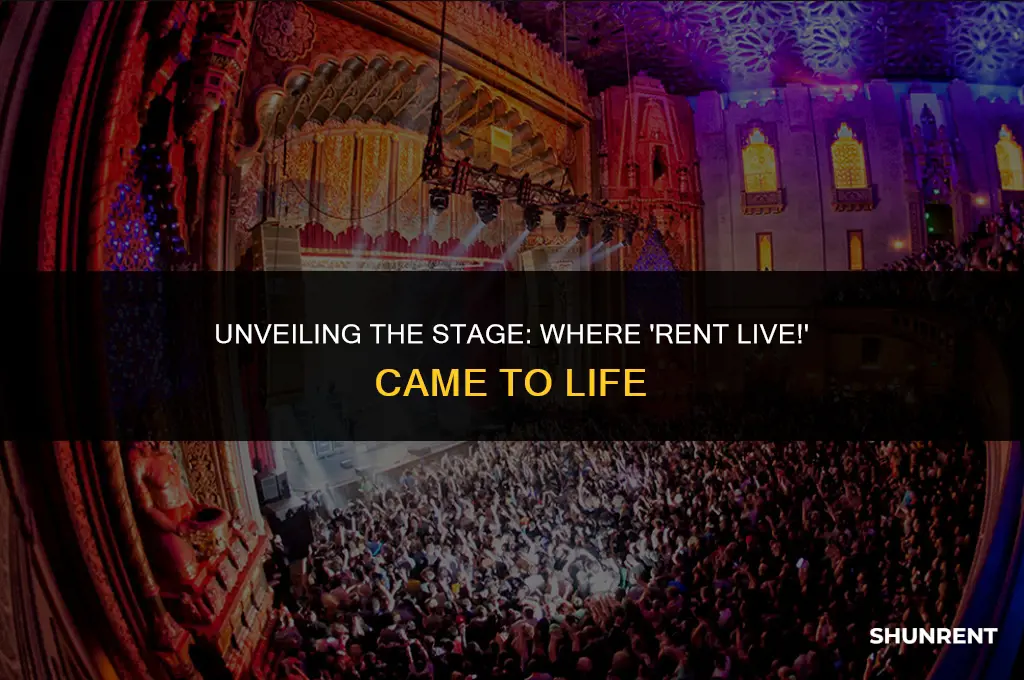 what theater was rent live filmed in