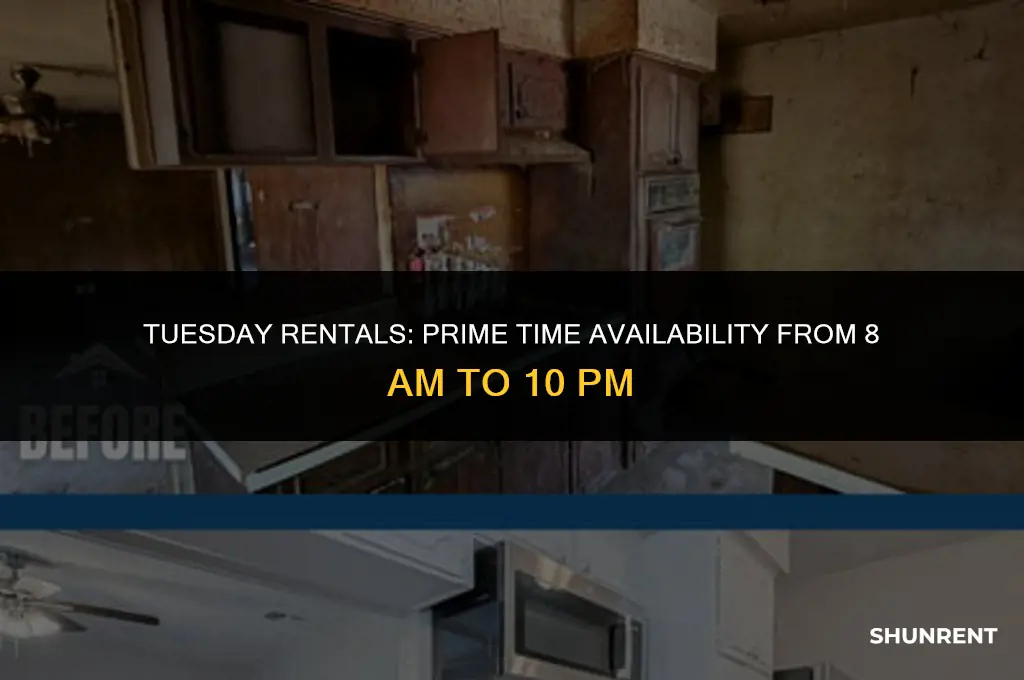 what time available to rent on tuesday