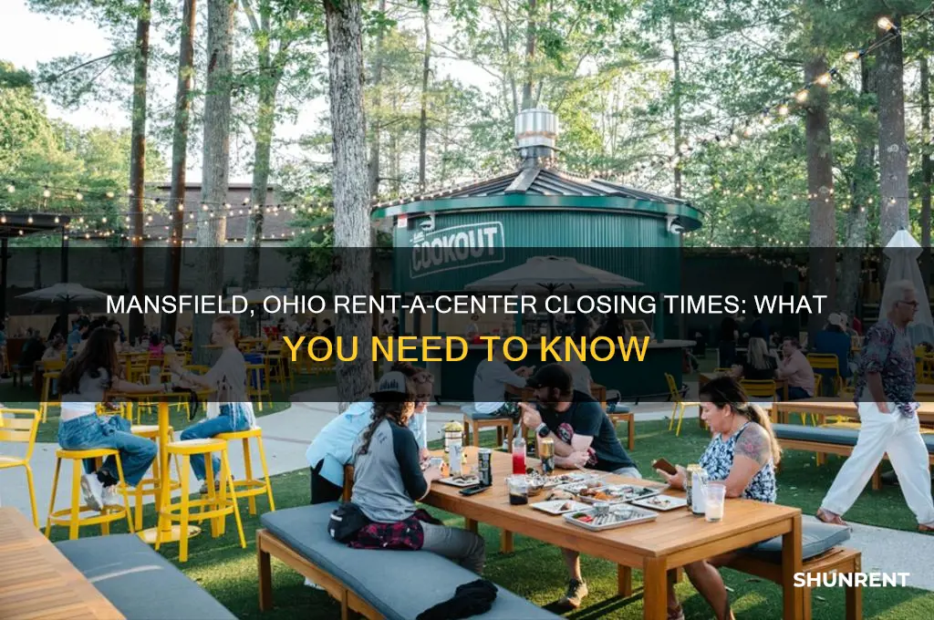 what time do rent a center close in mansfield ohio