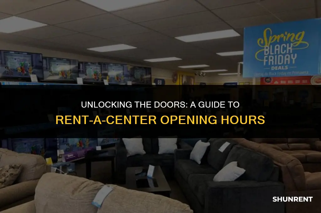 what time do rent a center open