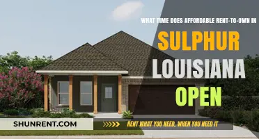 Affordable Rent-to-Own Sulphur LA: Opening Hours and Details